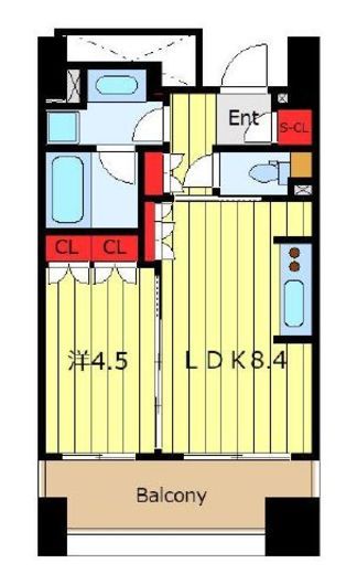 ガーデングラス御茶ノ水 9階 間取り図