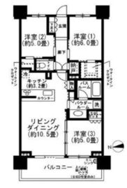 シティテラス杉並方南町 4階 間取り図