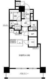 ブリリアザ・タワー東京八重洲アベニュー 6階 間取り図