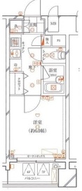 ガリシア銀座イースト 4階 間取り図