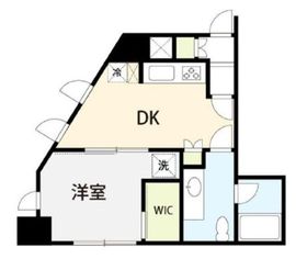 アルファニッシュ白金高輪 4階 間取り図