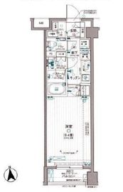 パレステージ文京江戸川橋 2階 間取り図