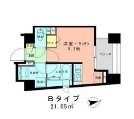 ラフィネジュ学芸大学 406 間取り図