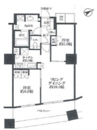 ザ・パークハウス西新宿タワー60 43階 間取り図