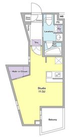 アジールコート西馬込 401 間取り図