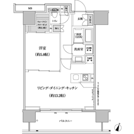 パークハビオ渋谷本町レジデンス 1111 間取り図