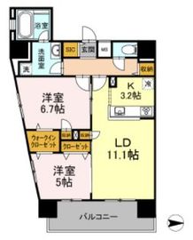 D-room早稲田 1002 間取り図