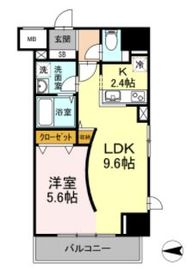 D-room早稲田 905 間取り図