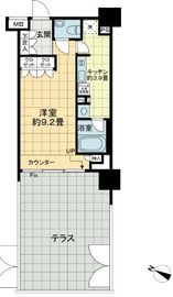 イクサージュ目黒 1階 間取り図