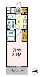 D-room早稲田 101 間取り図