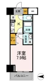 D-room早稲田 602 間取り図