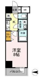 D-room早稲田 304 間取り図