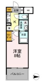 D-room早稲田 106 間取り図