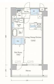 アーバネックス森下2 203 間取り図