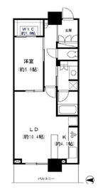 ベイクレストタワー 5階 間取り図