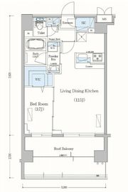 アーバネックス森下2 703 間取り図