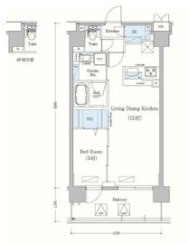 アーバネックス森下2 604 間取り図