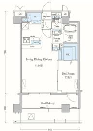 アーバネックス森下2 704 間取り図