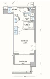 アーバネックス森下2 705 間取り図