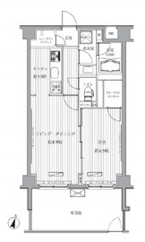 メゾンカルム西新宿 103 間取り図