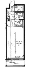 グランドコンシェルジュ都立大学 4階 間取り図