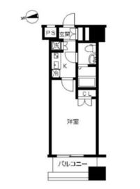 ヴィーダ・スカイコート品川 3階 間取り図