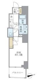 Premier市谷薬王寺 (プルミエ市谷薬王寺) 1001 間取り図