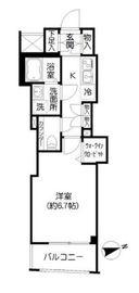 Premier市谷薬王寺 (プルミエ市谷薬王寺) 202 間取り図