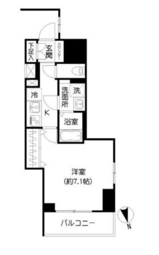 Premier市谷薬王寺 (プルミエ市谷薬王寺) 704 間取り図