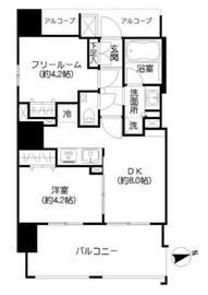 Premier市谷薬王寺 (プルミエ市谷薬王寺) 1002 間取り図