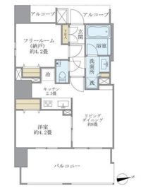 Premier市谷薬王寺 (プルミエ市谷薬王寺) 1202 間取り図