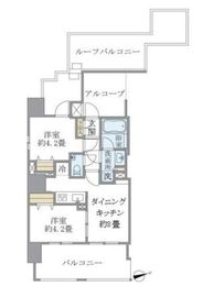 Premier市谷薬王寺 (プルミエ市谷薬王寺) 1302 間取り図