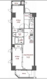 エヌステージ中野新橋 701 間取り図