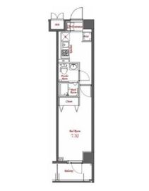 エヌステージ中野新橋 403 間取り図