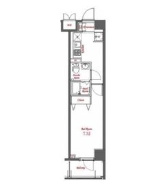 エヌステージ中野新橋 603 間取り図