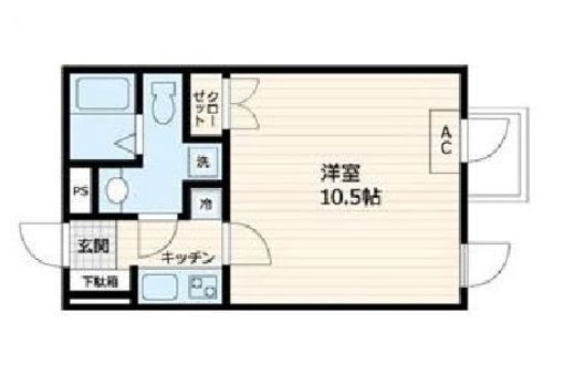 渋谷西原レジデンス 203 間取り図
