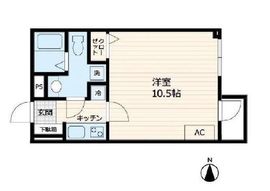 渋谷西原レジデンス 302 間取り図