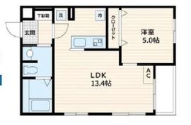 渋谷西原レジデンス 301 間取り図