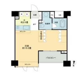レクセル高田馬場 7階 間取り図