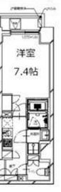 S-RESIDENCE月島 (エスレジデンス月島) 201 間取り図