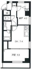 ライジングプレイス錦糸町 3階 間取り図