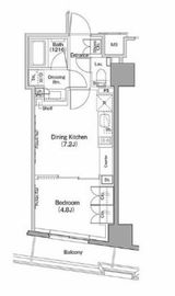 ザ・パークハビオ日本橋小伝馬町 502 間取り図