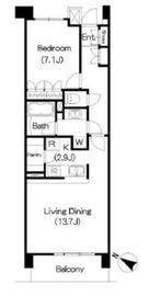 ブリリアイスト三軒茶屋 i309 間取り図