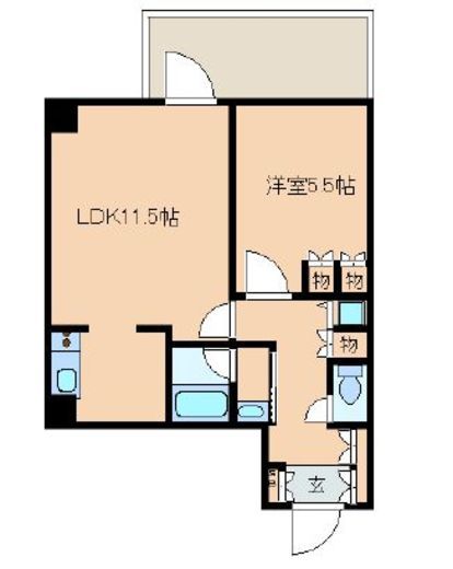 レジディア文京音羽 310 間取り図