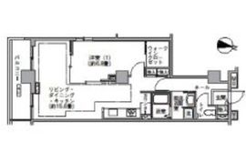 トリニティー芝浦 410 間取り図