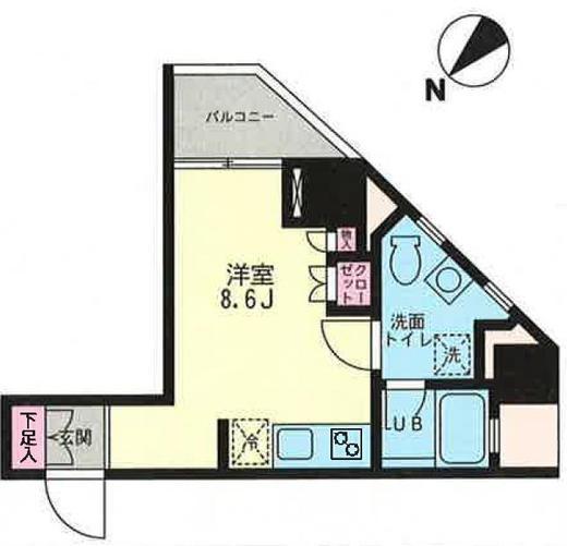 プライムアーバン目黒青葉台 404 間取り図