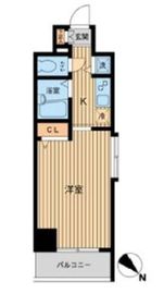 HF東神田レジデンス 806 間取り図