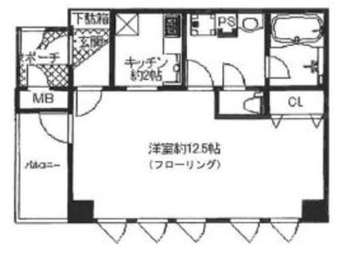 トゥールロワイヤル神宮前 3階 間取り図