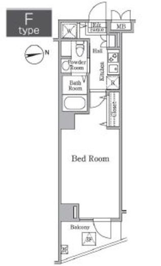 レジディア西小山 316 間取り図