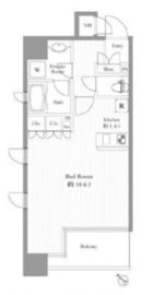 クオリア銀座3丁目 3階 間取り図